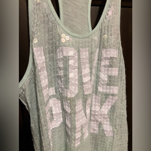 PINK Victoria's Secret Tops - Vs Pink sequin top
